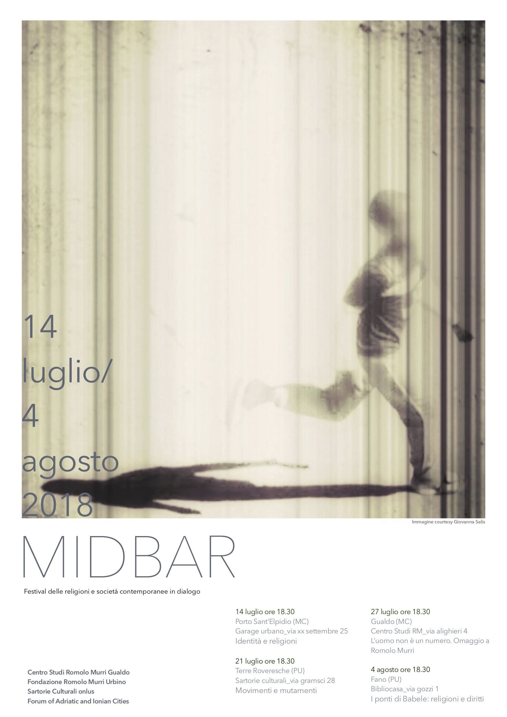MIDBAR_festival delle religioni e società contemporanee in dialogo_14 luglio/4 agosto 2018